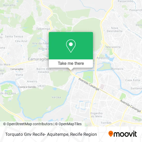 Torquato Gnv Recife- Aquitempe map