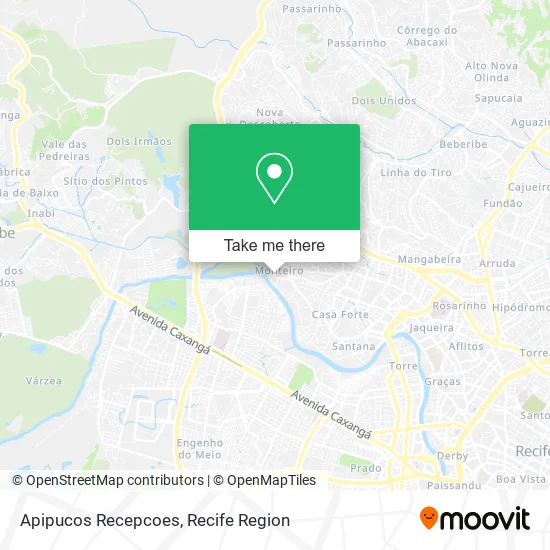 Apipucos Recepcoes map