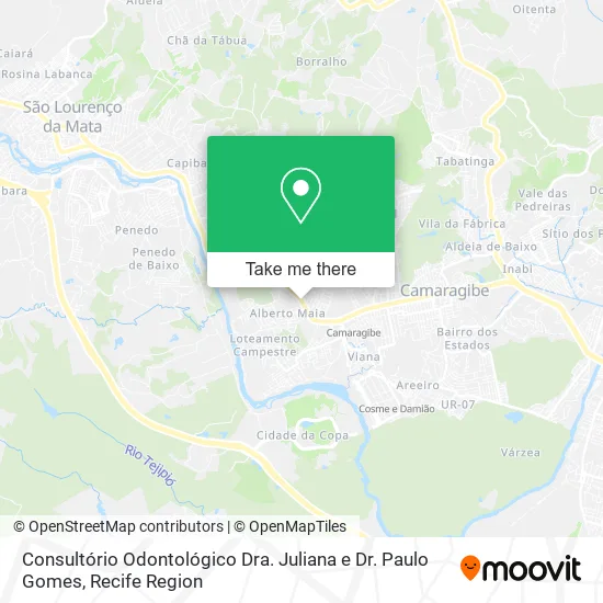 Consultório Odontológico Dra. Juliana e Dr. Paulo Gomes map