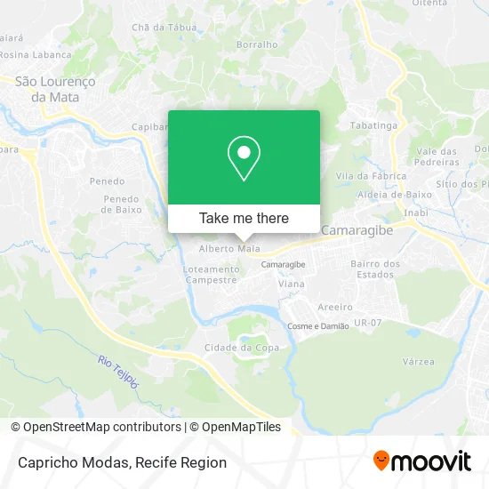 Capricho Modas map