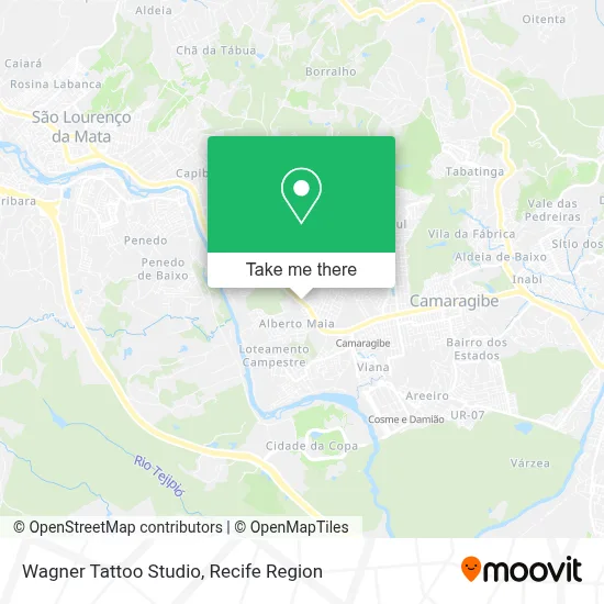 Wagner Tattoo Studio map