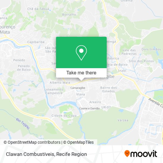 Clawan Combustíveis map