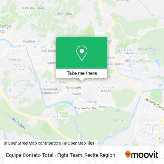 Equipe Contato Total - Fight Team map