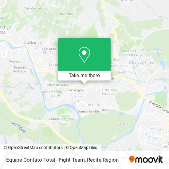 Equipe Contato Total - Fight Team map