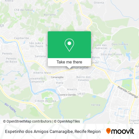 Mapa Espetinho dos Amigos Camaragibe