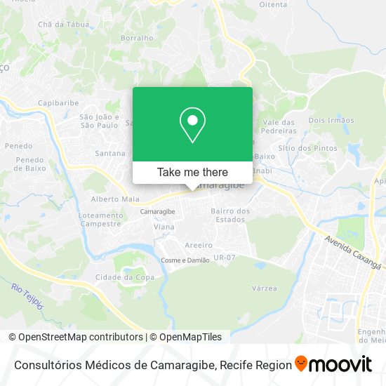 Consultórios Médicos de Camaragibe map