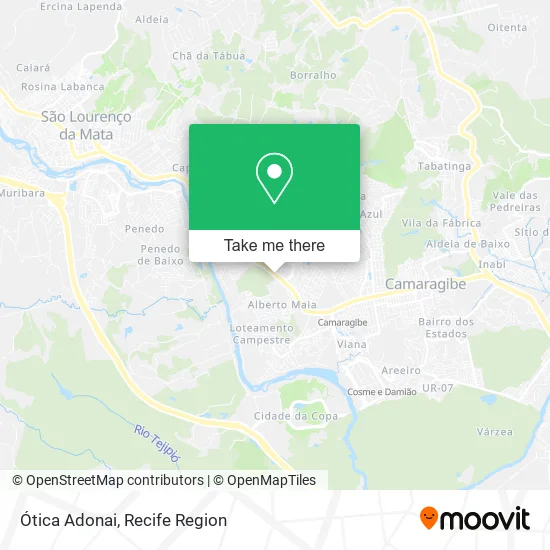 Ótica Adonai map