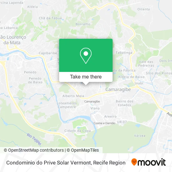 Condominio do Prive Solar Vermont map
