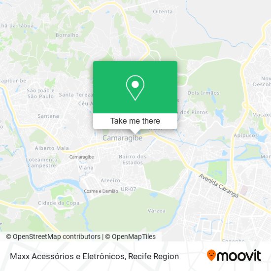 Maxx Acessórios e Eletrônicos map