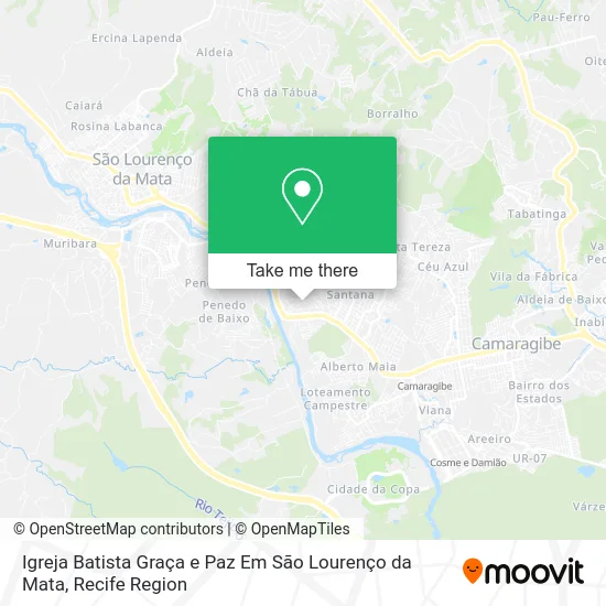 Igreja Batista Graça e Paz Em São Lourenço da Mata map