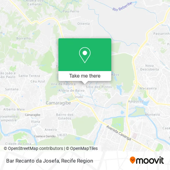 Bar Recanto da Josefa map