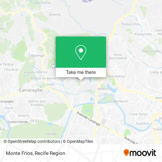 Monte Frios map
