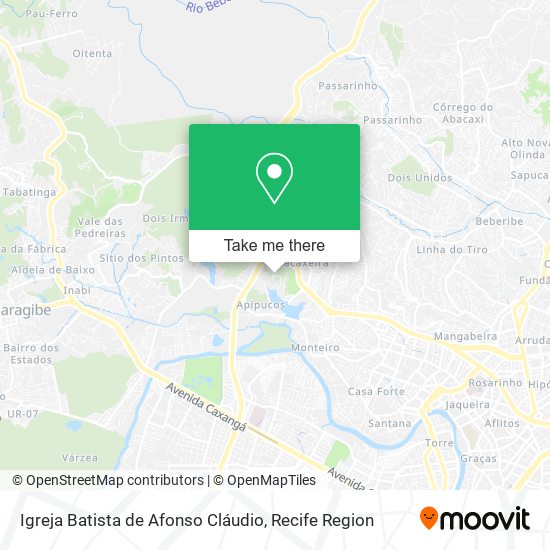Igreja Batista de Afonso Cláudio map