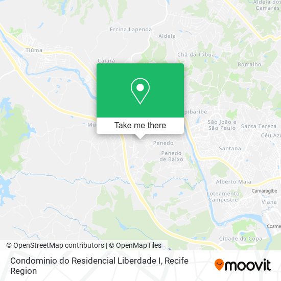 Condominio do Residencial Liberdade I map