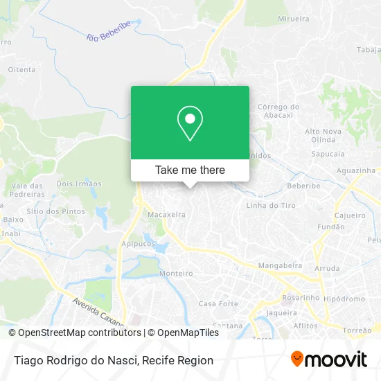 Tiago Rodrigo do Nasci map