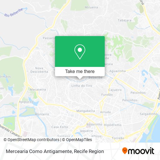 Mapa Mercearia Como Antigamente