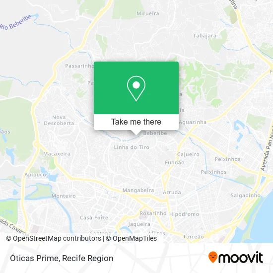 Óticas Prime map