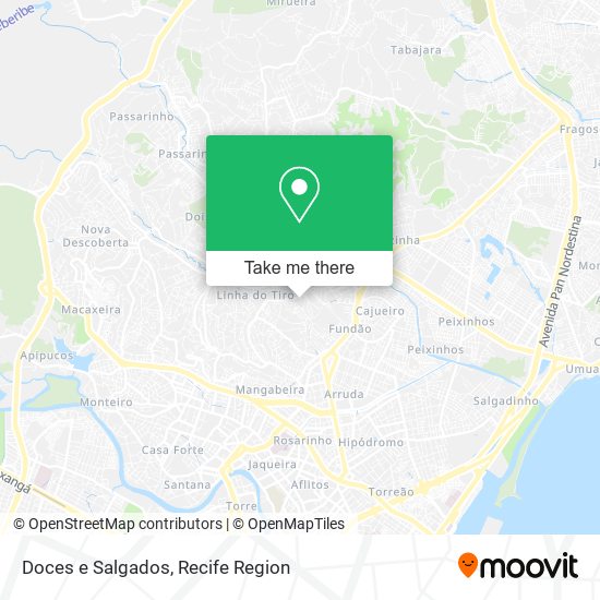Doces e Salgados map