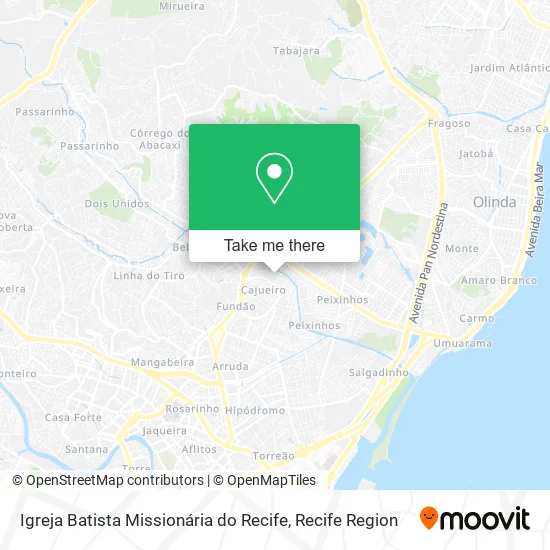 Igreja Batista Missionária do Recife map