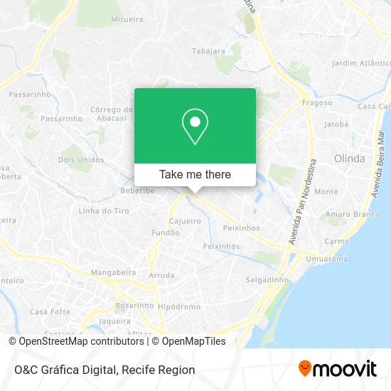 O&C Gráfica Digital map