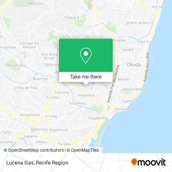 Lucena Gas map