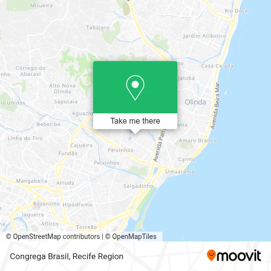 Congrega Brasil map