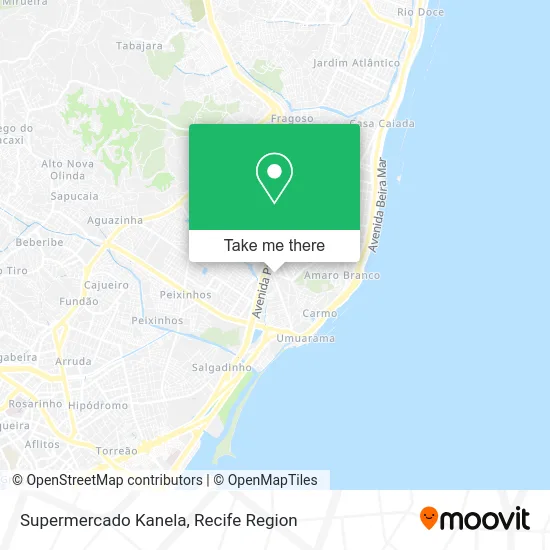 Supermercado Kanela map
