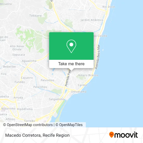 Macedo Corretora map