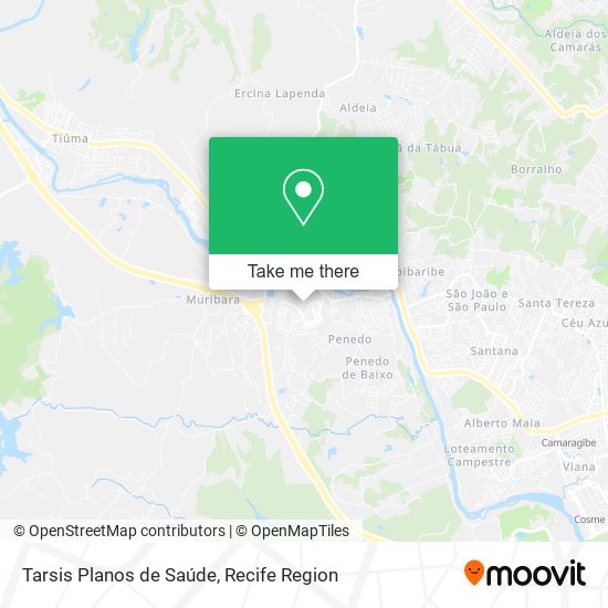 Tarsis Planos de Saúde map