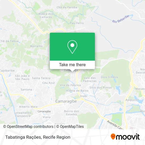 Tabatinga Rações map