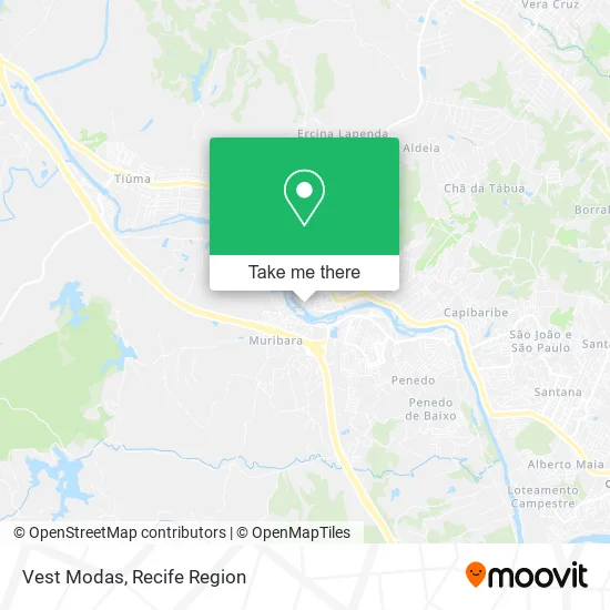 Vest Modas map