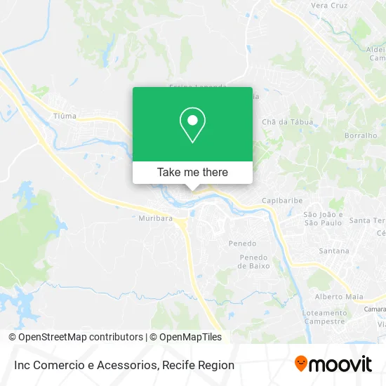 Inc Comercio e Acessorios map