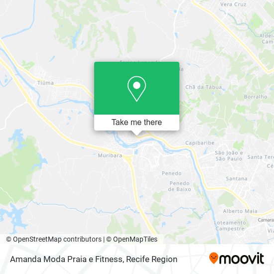 Amanda Moda Praia e Fitness map