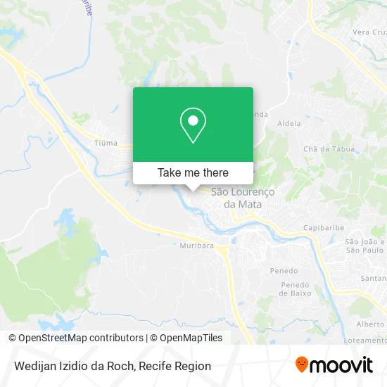Wedijan Izidio da Roch map