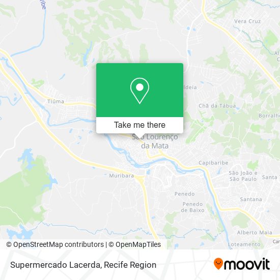 Mapa Supermercado Lacerda