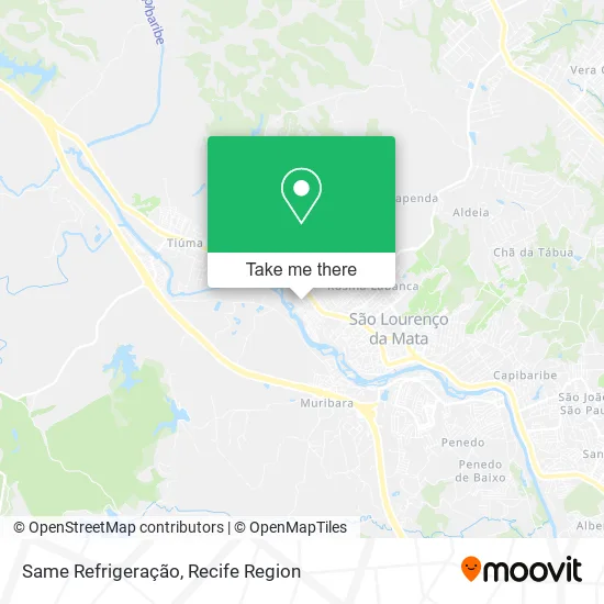 Same Refrigeração map