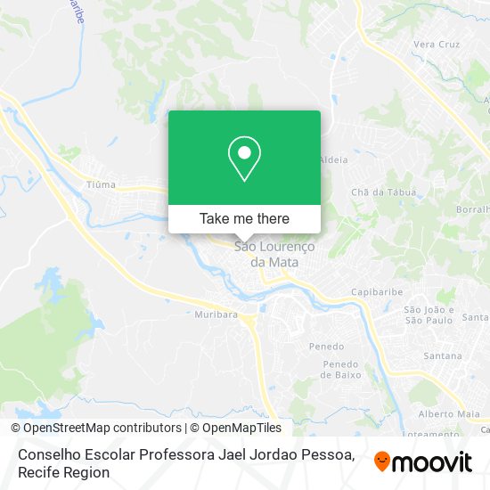 Conselho Escolar Professora Jael Jordao Pessoa map