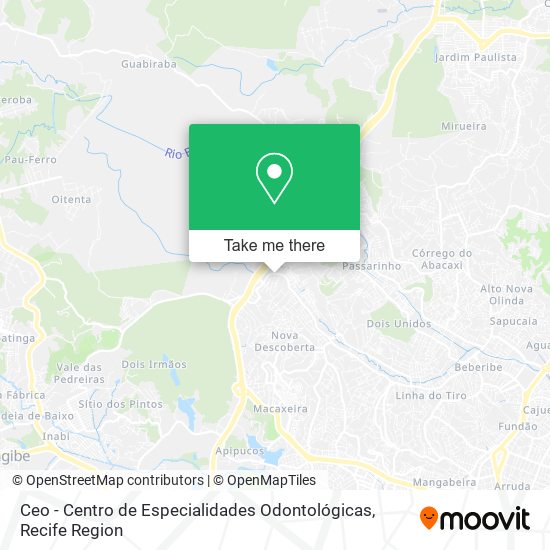Ceo - Centro de Especialidades Odontológicas map