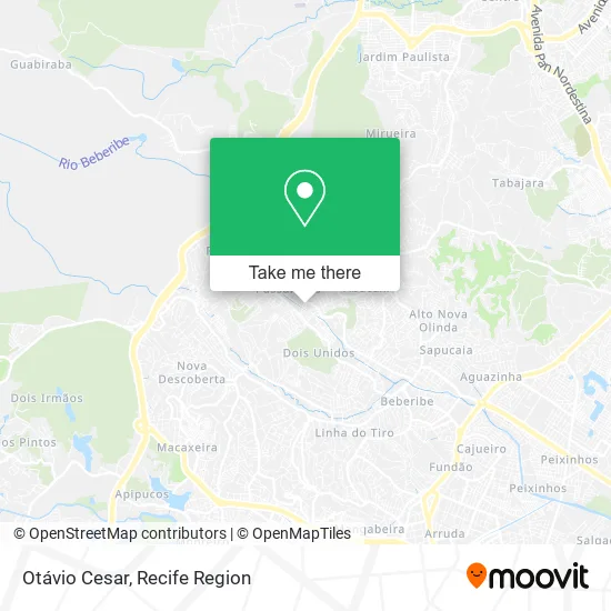 Otávio Cesar map
