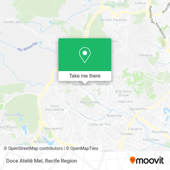 Doce Ateliê Mel map