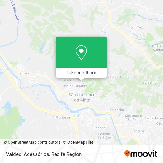 Valdeci Acessórios map