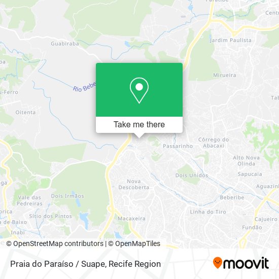 Praia do Paraíso / Suape map