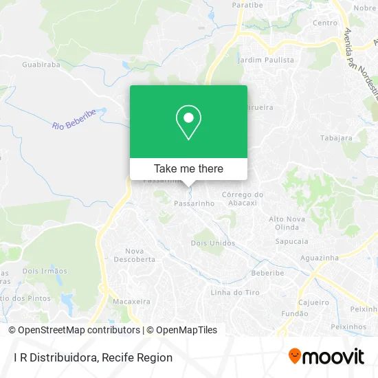 I R Distribuidora map