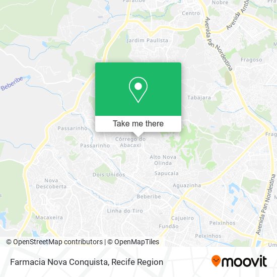 Farmacia Nova Conquista map