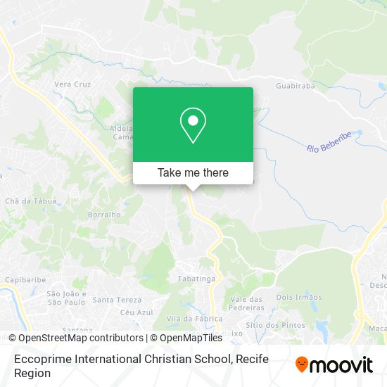 Mapa Eccoprime International Christian School