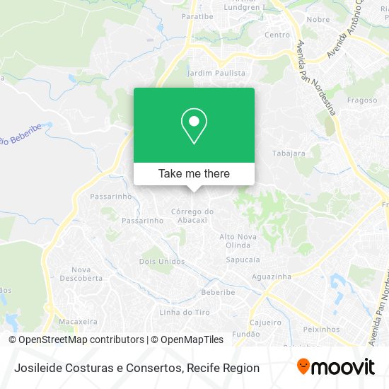 Josileide Costuras e Consertos map