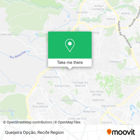 Queijeira Opção map