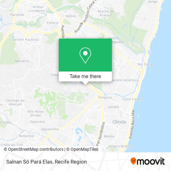 Salnan Só Pará Elas map