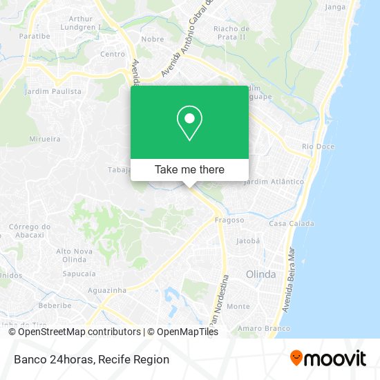 Banco 24horas map