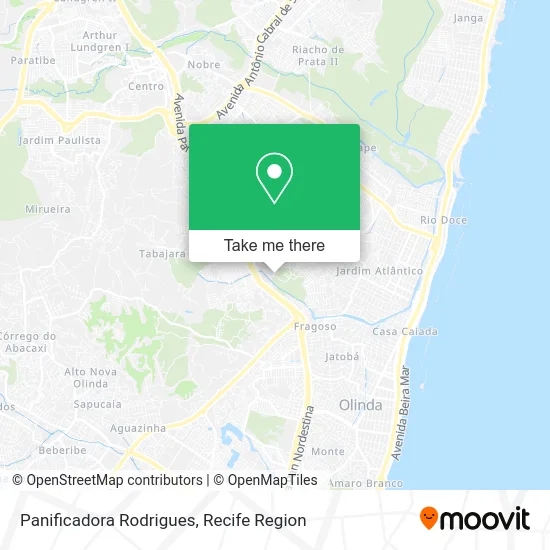 Panificadora Rodrigues map